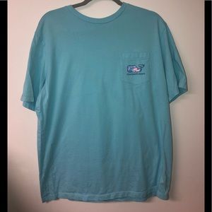 Vineyard Vines blue whale tee